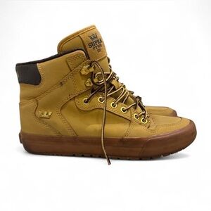 Supra Wheat High Top Sneakers Men’s 7 / Women’s 8.5 Workwear Timberland Style